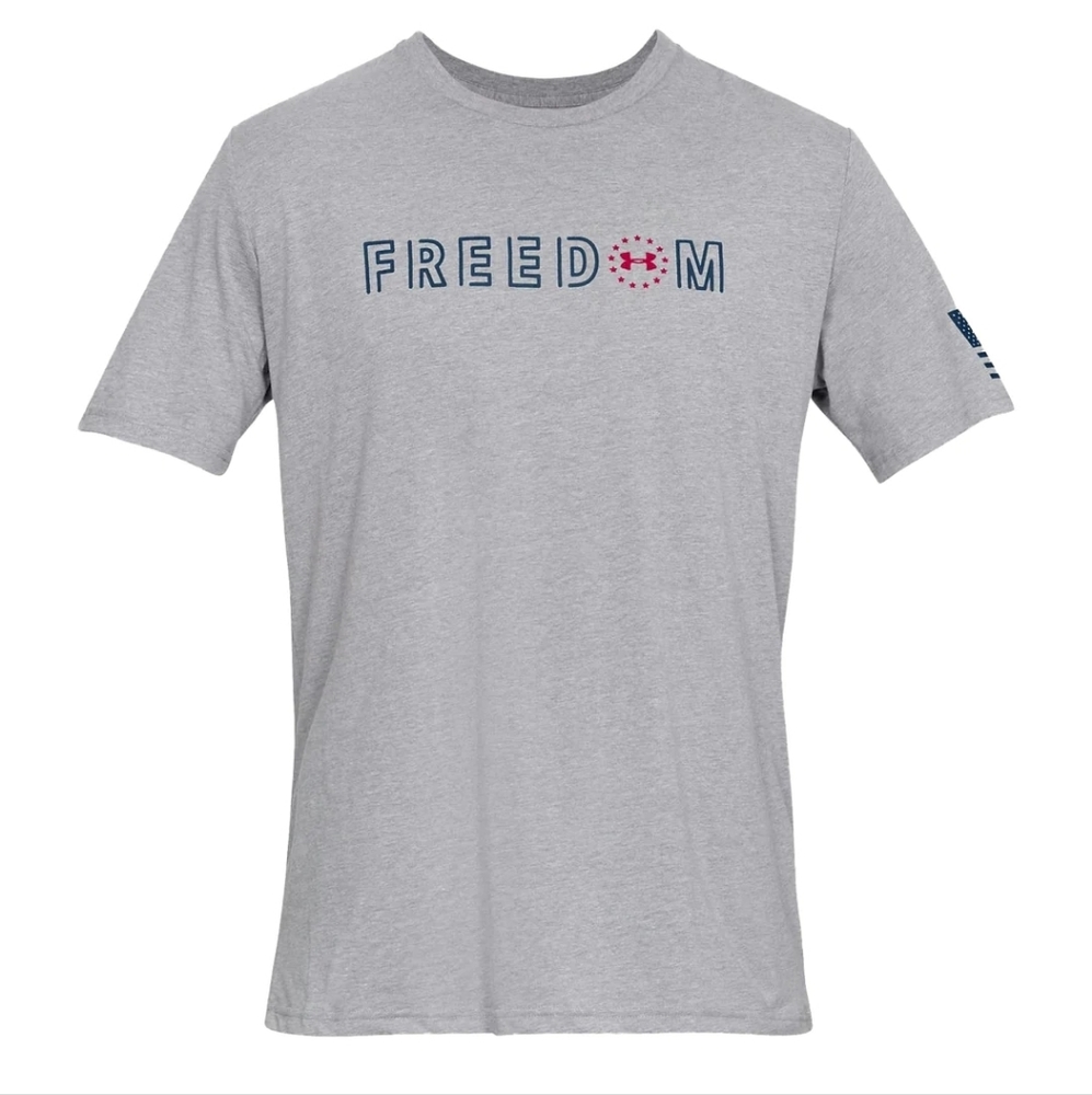 Under Armour Graphic Tee Freedom Shirt with Flag XL